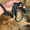 Picture of Green Rope Leash for Dogs, Christmas Dog Leash, Handmade Dog Leash (Forrest Green)