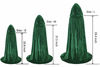 Picture of Makroyl Kids Velvet Cloak Cape With Hooded For Halloween Christmas Cosplay Costumes (M, Green)