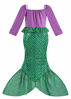 Picture of ALIZIWAY Little Girl Mermaid Princess Dresses Ariel Costume for Grils Birthday Party Halloween Cosplay Costumes (6-8 Years) Y058XL