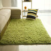 Picture of Soft Modern Indoor Large Shaggy Rug for Livingroom Bedroom Dorm Kids Room Home Decorative, Non-Slip Plush Fluffy Furry Fur Area Rugs Comfy Nursery Accent Floor Carpet 3x5 Feet, Green