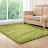 Picture of Soft Modern Indoor Large Shaggy Rug for Livingroom Bedroom Dorm Kids Room Home Decorative, Non-Slip Plush Fluffy Furry Fur Area Rugs Comfy Nursery Accent Floor Carpet 3x5 Feet, Green