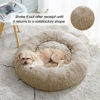 Picture of Calming Dog Bed & Cat Bed, Anti-Anxiety Donut Dog Cuddler Bed, Warming Cozy Soft Dog Round Bed, Fluffy Faux Fur Plush Dog Cat Cushion Bed for Small Medium Dogs and Cats (20"/24"/27"/30")