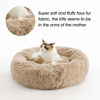 Picture of Calming Dog Bed & Cat Bed, Anti-Anxiety Donut Dog Cuddler Bed, Warming Cozy Soft Dog Round Bed, Fluffy Faux Fur Plush Dog Cat Cushion Bed for Small Medium Dogs and Cats (20"/24"/27"/30")