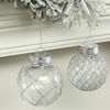 Picture of Clear Christmas Ball Ornaments, 30ct Shatterproof Xmas Ball Decorations for Christmas Tree 2.36 Inch Silver Hanging Decorative Baubles Set with Dedicated Stuff for Christmas Wedding Party