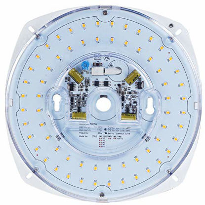 Picture of Silverlite 7" PCB Size,8.39" Overall Size,28W,5000K,2450LM,120V,CRI80,Dimmable LED Light Engine,Retrofit Light Kit for Ceiling Flush Light,Ceiling Fan Light,Pendant,Lantern,Garden Light, UL Certified