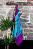 Picture of Nova Blue Dolphin Beach Towel - Tropical Blue & Purple Colors with A Unique Design, Extra Large, XL, Pool Towels (34x 63) Made from 100% Cotton