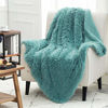 Picture of Bedsure Faux Fur Throw Blanket Teal Green - Fuzzy Fluffy Super Soft Furry Plush Decorative Comfy Shag Thick Sherpa Shaggy Throws and Blankets for Sofa, Couch, Bed, 50x60 inches