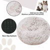 Picture of ZEJEUER Soft Washable Comfortable Pet Bed Round Nest Sleeping Sofa for Cats and Dogs GS010 (Diameter:27 inches (70cm), Gradient Coffee)