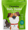 Picture of Chewsday Minty Fresh Daily Dental Dog Chews, Extra Small, 56 Count