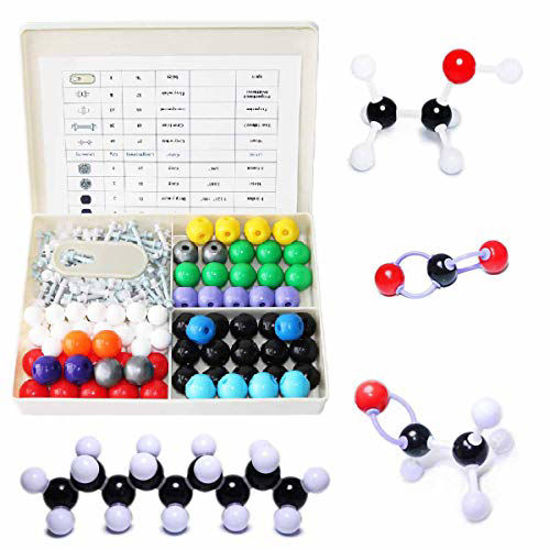 Picture of LINKTOR Chemistry Molecular Model Kit (239 Pieces), Student or Teacher Set for Organic and Inorganic Chemistry Learning, Motivate Enthusiasm for Learning and Raising Space Imagination