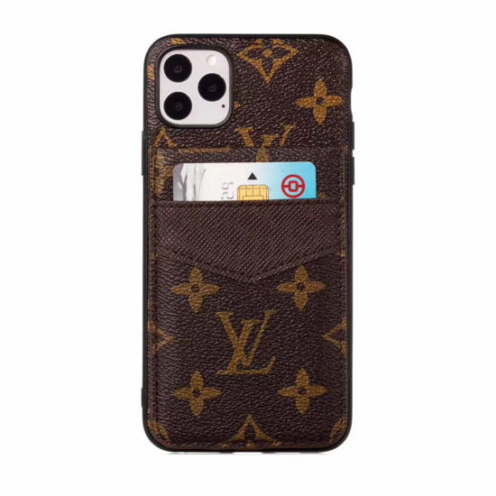 Fit for iPhone 11 PRO MAX Cases, New Classic Elegant Luxury Monogram  Pattern Designer Style Full Protection Cover Case with Cash Card Holder