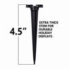 Picture of Holiday Lighting Outlet Christmas Light Stakes | Universal 5-Inch Outdoor Light Stakes For C9 or C7 Light Sockets | Improved Break-Resistant Design | For Use On Lawn or Pathway | Pack of 100