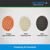 Picture of Lake Country CCS White Foam Heavy Polishing Pad, 2 Pack, 5.5 Inches x 0.875 Inches