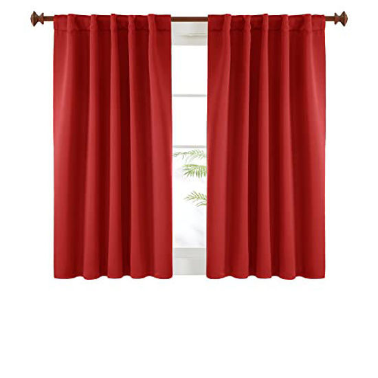 Deconovo Blackout Curtains Rod Pocket Curtain Panels Thermal