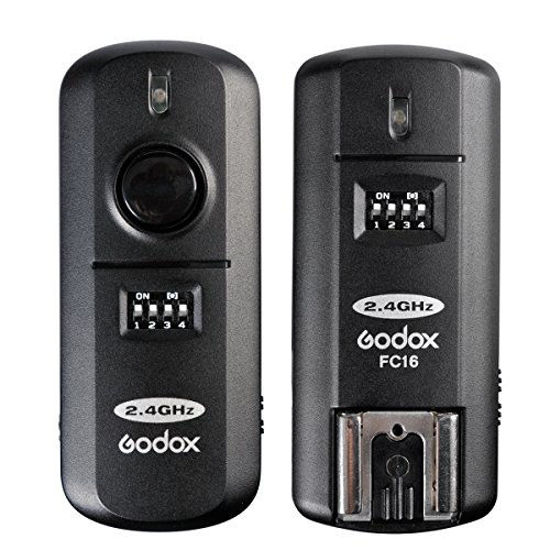 Picture of Godox FC-16 2.4Ghz 16 Channels Studio Remote Wireless Flash Trigger with Remote Receiver for Nikon Camera D3100 D3200 D600 D90 D800E D800 D700 D300S D300 D200 D7100 D7000 D5100 D5000 D4 D3S D3X D2Xs