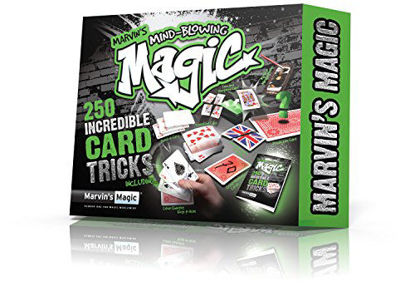 Picture of Marvin's Magic - 250 Mind-Blowing Magic Card Tricks Set | Children and Adults Magic Card Set | Includes Illustrated Guide | Suitable for Age 8+