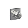 Picture of SCHLAGE F51A PLY 625 COL Plymouth Knob with Collins Trim Keyed Entry Lock, Bright Chrome