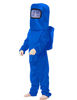 Picture of Noucher Costume Anime Game Jumpsuit Astronaut Space Costume Cosplay Multicolor Bodysuit Set Role Play for Kids Children (Tag M(6-7T), Blue)