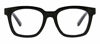 Picture of Peepers by PeeperSpecs Women's to The Max Square Reading Glasses, Black-Focus Blue Light Filtering Lenses, 50 mm + 1.25