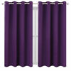 Picture of LEMOMO Purple Thermal Blackout Curtains/52 x 72 Inch/Set of 2 Panels Room Darkening Curtains for Bedroom