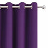 Picture of LEMOMO Purple Thermal Blackout Curtains/52 x 72 Inch/Set of 2 Panels Room Darkening Curtains for Bedroom