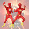 Picture of Chenhui Halloween Justice League Superhero Flash Kids Cosplay Bodysuit Costumes(Red,M)