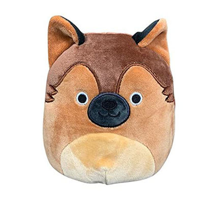 Picture of Squishmallows Official Kellytoy 5 Inch Soft Plush Squishy Toy Animals (Mario German Shepherd Dog)