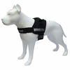 Picture of ALBCORP Service Dog Vest Harness - Reflective - Woven Polyester & Nylon, Comfy Mesh Padding, Medium, Black