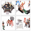 Picture of Mini Wrestling Figure Playset,Cage Warriors,12 Little Powerful Wrestlers and 20 Funny Accessories as Hammer,Broken Table,Chair,Ring etc.Great as Cake Topper,Collection,Birthday Gift for Kid Children