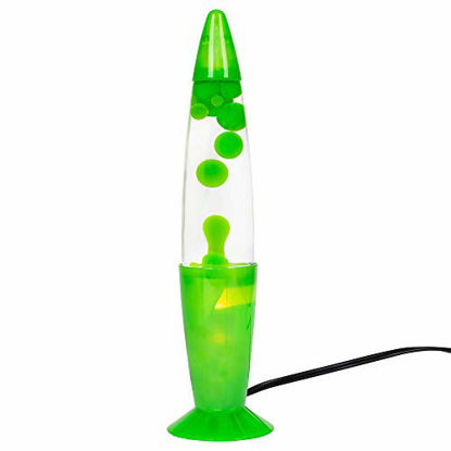 Picture of My Groovy Light 13.5 Inch Tabletop Lava Lamp, Green