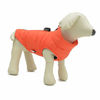 Picture of Dog Winter Vest with Cotton Lining, Waterproof Ultra Warm Dog Winter Coat Windproof Zippered Jacket Breathable Soft Dog Coat for Small Medium Large Dogs Orange L