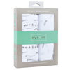 Picture of Ely's & Co Pack n Play Sheet Set 100% Jersey Cotton Playard, Forest Grey Floral and Leaves