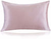 Picture of ZIMASILK 100% Mulberry Silk Pillowcase for Hair and Skin Health,Both Side 19 Momme Silk,1pc (Standard 20''x26, Light Plum)