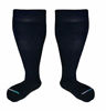 Picture of HOYISOX Plus Size Compression Socks 20-30 mmHg for Men and Women, Wide Calf Extra Large 5X, Comfortable Cotton (Black, 5X-Large)