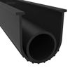 Picture of BOWSEN Garage Door Seals Bottom Weatherproof Weatherstrip High Performance EPDM Rubber Black 1/4 Inch T-End,10ft Long