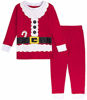 Picture of COSLAND Kids Boys Christmas Pajamas Set Santa Claus Outfits, Red, 8