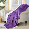 Picture of SOCHOW Sherpa Fleece Throw Blanket, Double-Sided Super Soft Luxurious Plush Blanket Throw Size, Purple