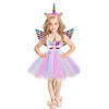 Picture of Unicorn Costume for Girls Rainbow Unicorn Dress for Birthday Party Unicorn Tutu Dress with Headband for Christmas Halloween Outfit 7-8 Years