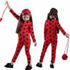 Picture of JIMMY Child Size Cosplay Costume Spot Red Jumpsuit with Headwear for Birthday Party Little Beetle Suit Set 7pcs/Bag (Red, S)