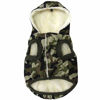 Picture of Vecomfy Fleece Lining Extra Warm Dog Hoodie in Winter for Medium Dogs Jacket Pet Coats with Hooded,Green Camo L