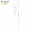 Picture of Sea Team 24-Pack Artificial Glitter Berry Stem Ornaments, Decorative Bead Sticks, Glittery Twigs, Picks, Branches for Christmas Tree, Small Vase, Holiday, Wedding, Party (17 Inches, White)