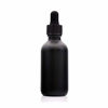 Picture of 7 Colors Available - The Bottle Depot Bulk 24 Pack 2 oz Black Glass Bottles With Dropper; Wholesale Quantity for Essential Oils, Serums with Pretty Frosted Finish to Protect and Preserve Quality