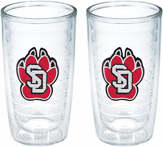 Picture of Tervis South Dakota University Emblem Tumbler (Set of 2), 16 oz, Clear -