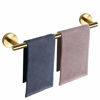 Picture of NearMoon Bathroom Towel Bar, Bath Accessories Thicken Stainless Steel Shower Towel Rack for Bathroom, Towel Holder Wall Mounted (Brushed Gold, 24 Inch)