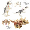 Picture of ISKM Mini Plastic Toys Figures Sets Movable Head Mouth & Jaws Non-Toxic Safe for Kids (12 PCS)