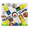 Picture of LumaToy Quick Cups Games for Kids with 24 Picture Cards, 30 Cups (6 Sets of 5 Colors Each), Bell & Instruction