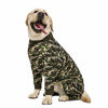 Picture of Miaododo Dog Pajamas Jumpsuit for Medium Large Dogs,Lightweight Adorable Dog Pjs Clothes Large Size Dog Apparel Onesies,Shirt for Large Dogs After Surgery, Full Belly(34, Camo)