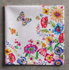 Picture of Maison d' Hermine Happy Florals 100% Cotton Soft and Comfortable Set of 4 Napkins Perfect for Family Dinners | Weddings | Cocktail | Kitchen | Spring/Summer (High Summer, 20 Inch by 20 Inch).