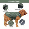 Picture of EMUST Dog Jackets for Winter, Cold Weather Coats for Dogs, Soft Winter Jackets for Medium Large Dogs, Dog Winter Vest for Small Medium Large Dogs, L