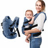 Picture of caiyuangg Baby Convertible Carrier, All Carry Position Newborn to Toddlers Ergonomic Carrier with Soft Breathable Air Mesh and All Adjustable Buckles (Black)